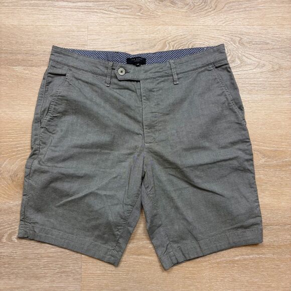 Ted Baker Chino Shorts M34 Color Gray - Picture 1 of 6